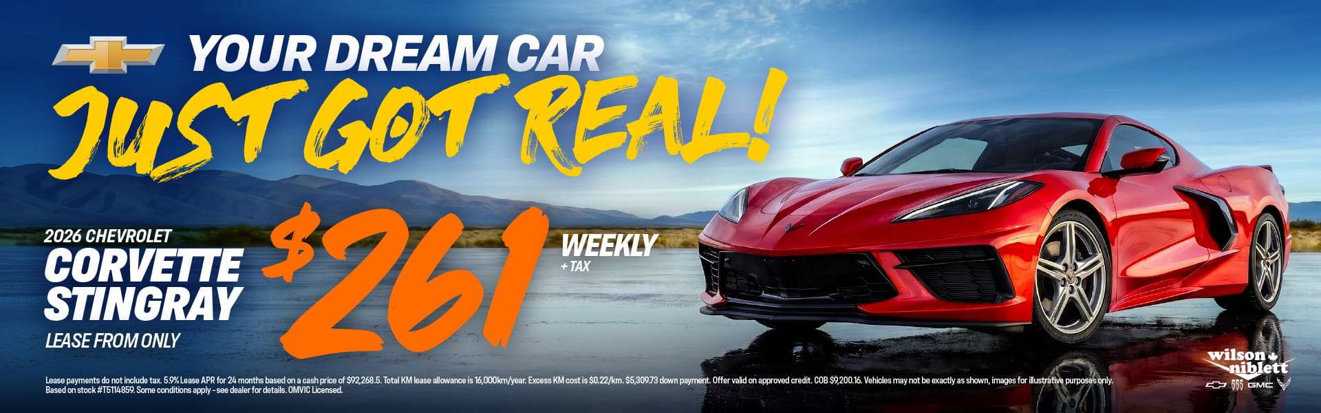2026 corvette lease deals low apr payment